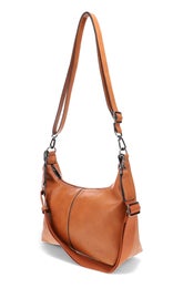 Migant olkalaukku konjakki