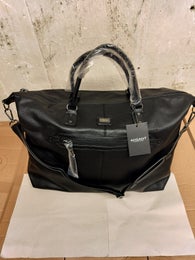 Iso viikonloppulaukku musta